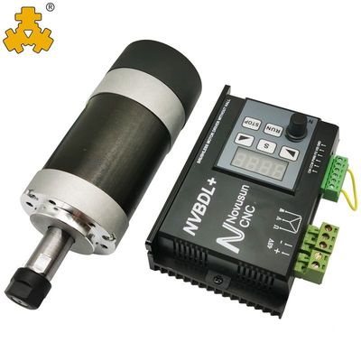 48V 400 वाट बीएलडीसी स्पिंडल मोटर 12000rpm सीएनसी राउटर