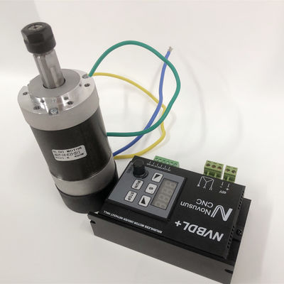 400w 12000rpm er11 चक सीएनसी ब्रशलेस स्पिंडल मोटर 48V छोटी मिलिंग